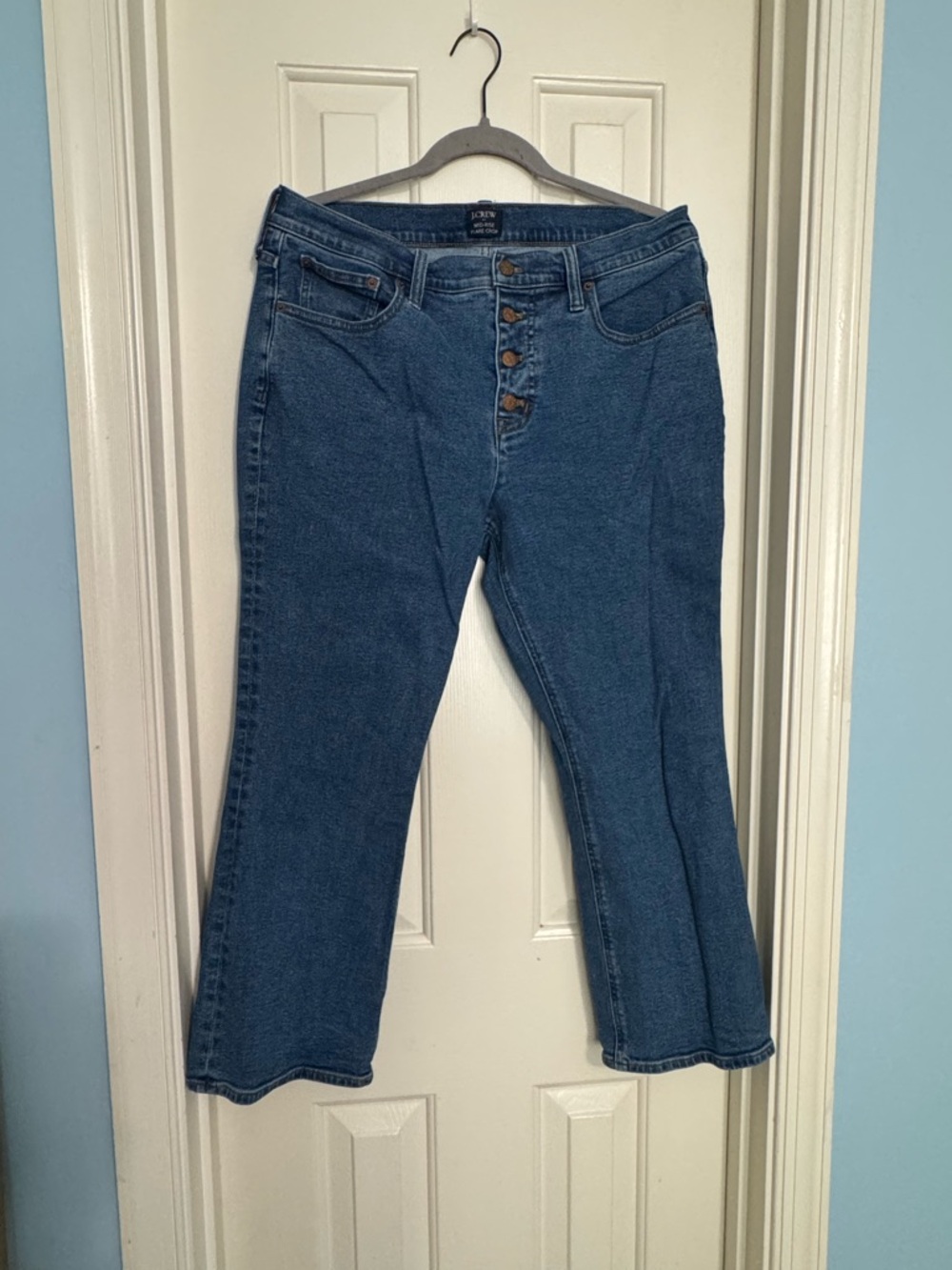 J. Crew Factory Classic Medium Blue Bootcut Jeans